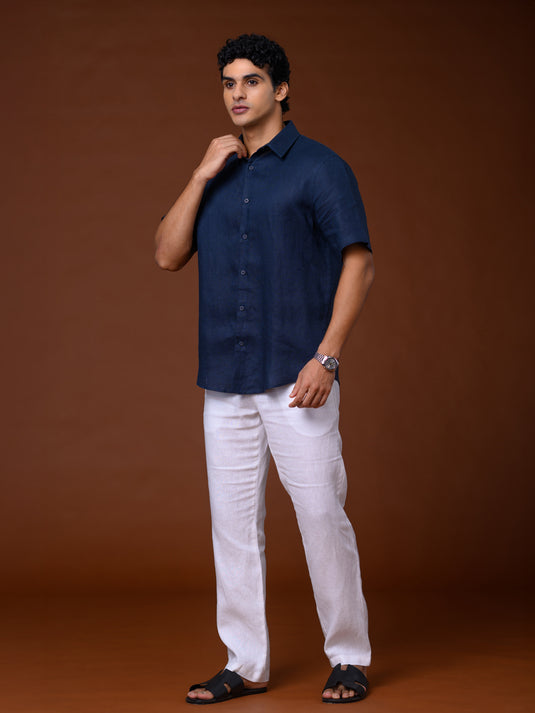 Linen Spencer Short Sleeve Shirt