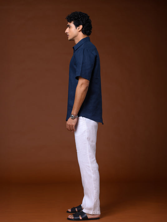 Linen Spencer Short Sleeve Shirt