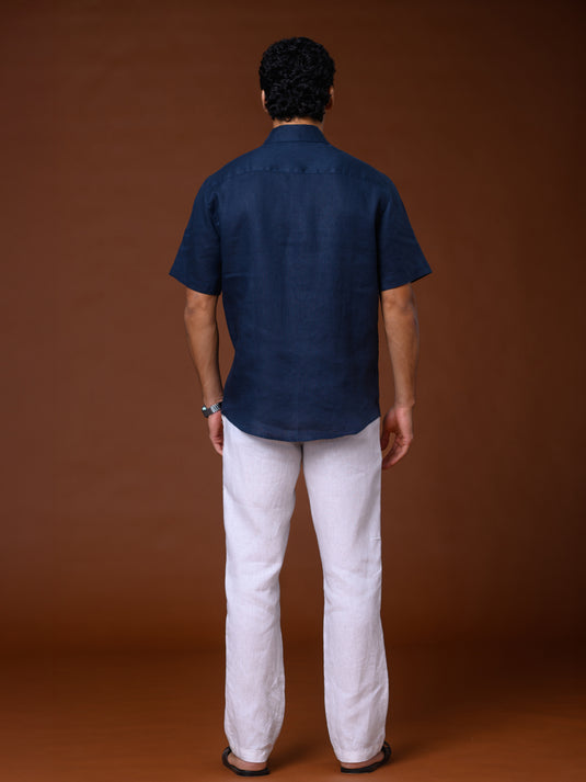 Linen Spencer Short Sleeve Shirt