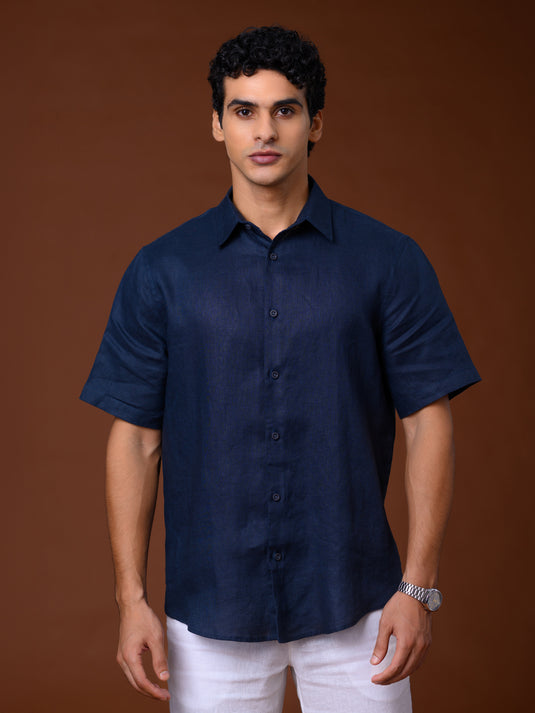 Linen Spencer Short Sleeve Shirt