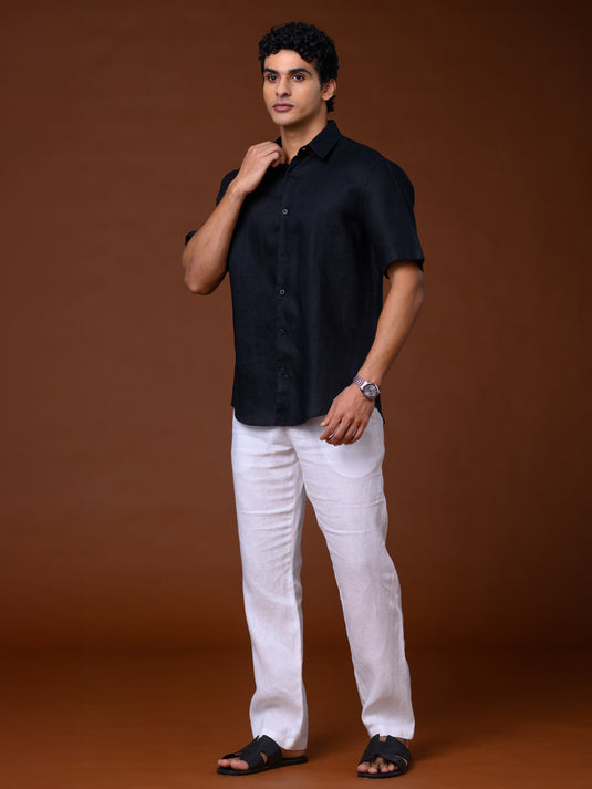 Linen Spencer Short Sleeve Shirt