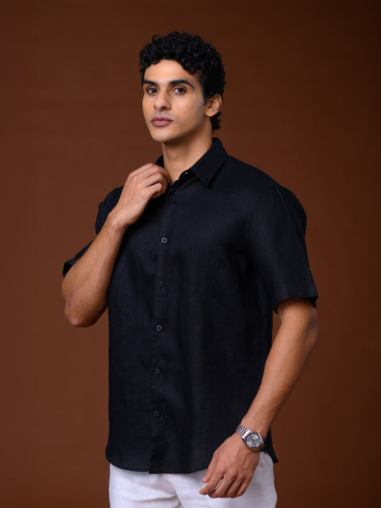 Linen Spencer Short Sleeve Shirt