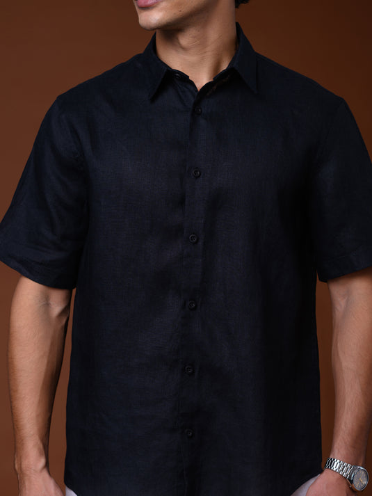 Linen Spencer Short Sleeve Shirt