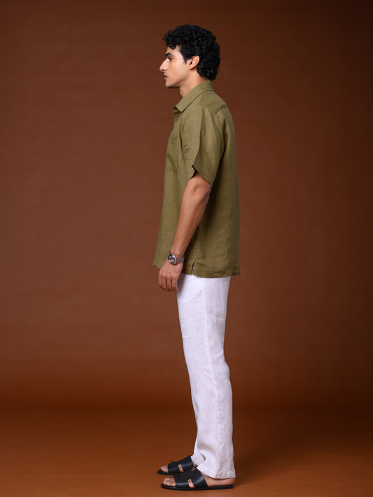 Linen Padini Short Sleeve Shirt