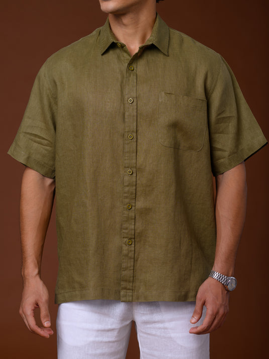 Linen Padini Short Sleeve Shirt
