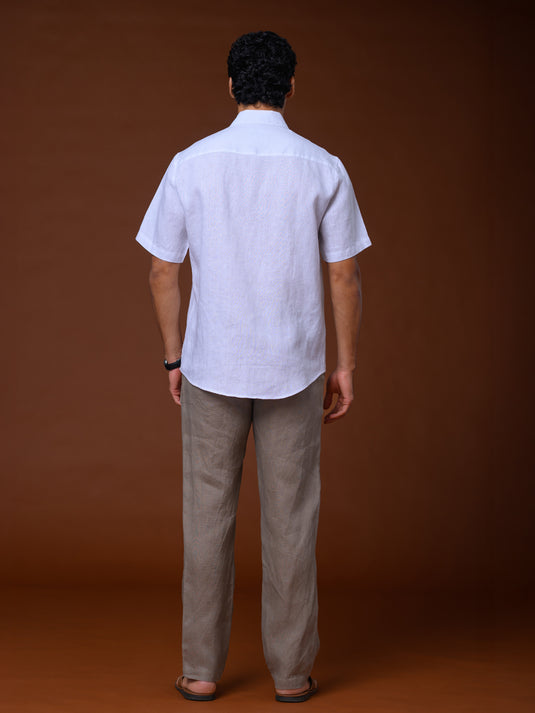 Linen Spencer Short Sleeve Shirt