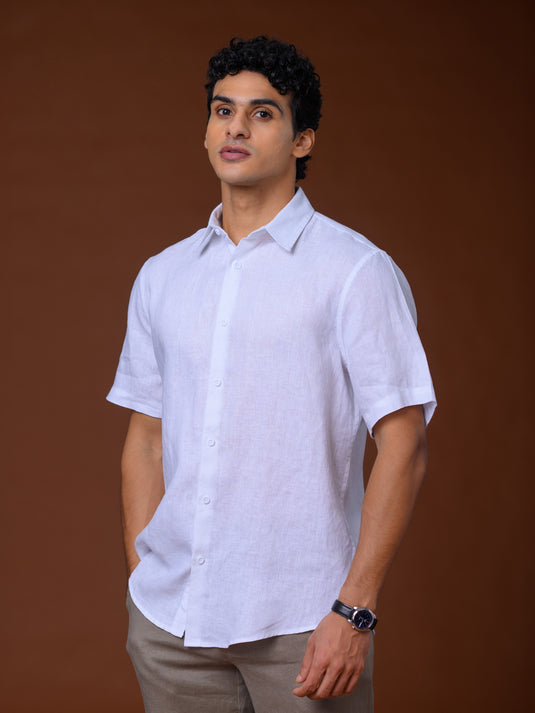 Linen Spencer Short Sleeve Shirt