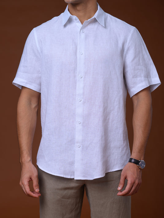 Linen Spencer Short Sleeve Shirt