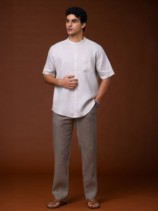 Linen Tyler Short Sleeve Shirt