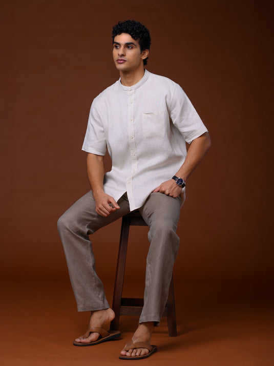 Linen Tyler Short Sleeve Shirt