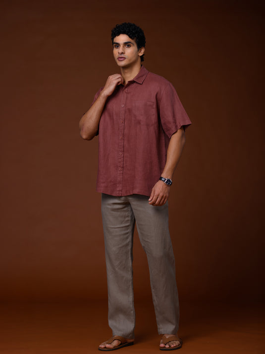 Linen Padini Short Sleeve Shirt