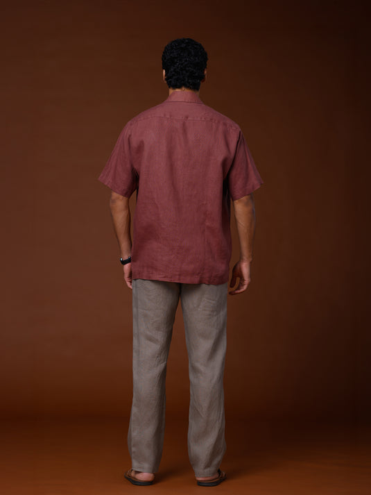 Linen Padini Short Sleeve Shirt