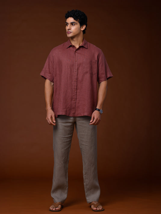 Linen Padini Short Sleeve Shirt
