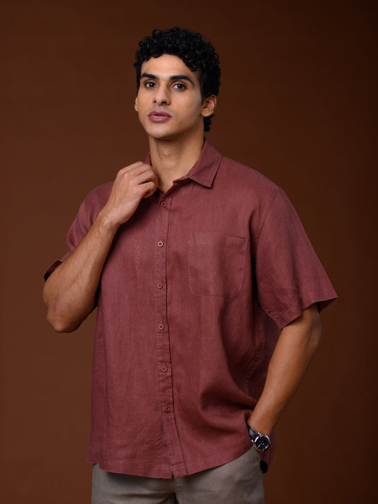 Linen Padini Short Sleeve Shirt