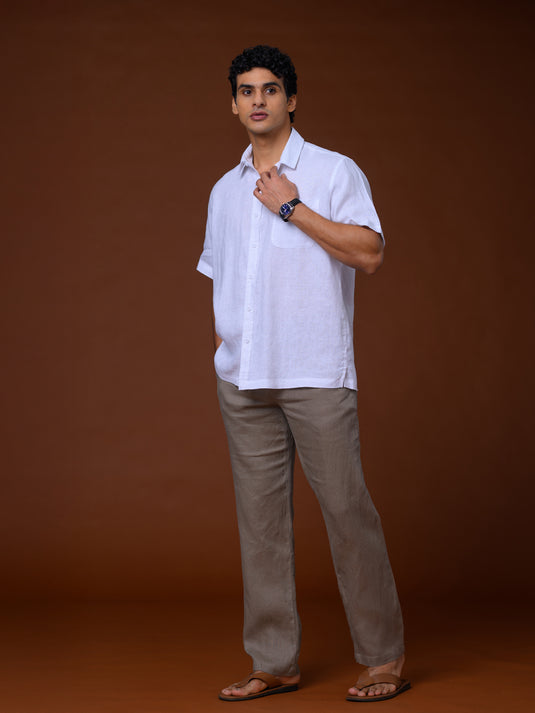 Linen Padini Short Sleeve Shirt