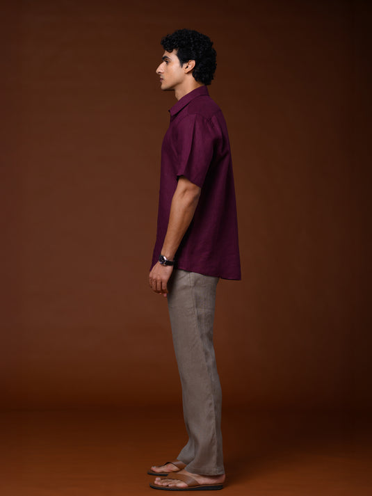 Linen Frank Short Sleeve Shirt