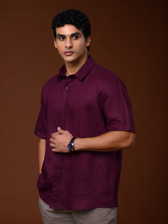 Linen Frank Short Sleeve Shirt