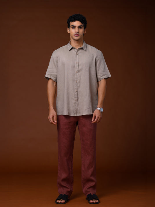 Linen Frank Short Sleeve Shirt