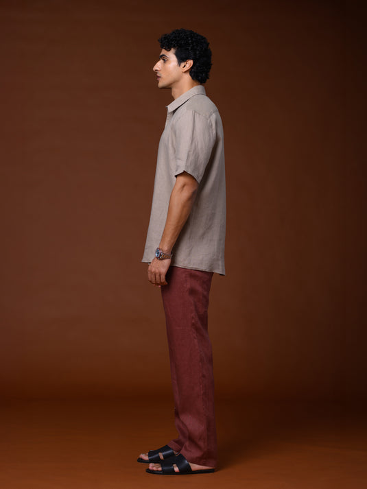 Linen Frank Short Sleeve Shirt