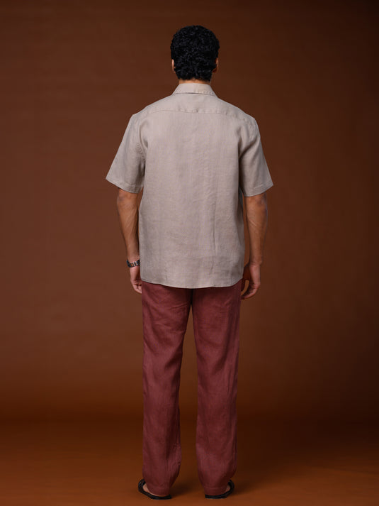 Linen Frank Short Sleeve Shirt