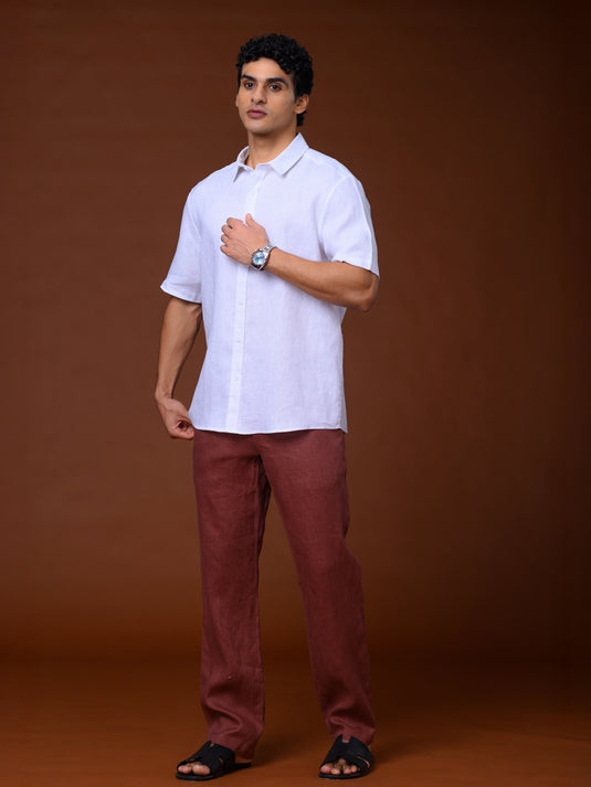 Linen Frank Short Sleeve Shirt