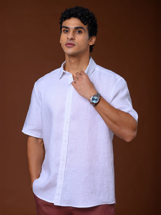 Linen Frank Short Sleeve Shirt