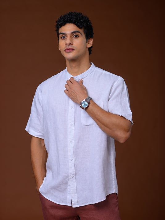 Linen Tyler Short Sleeve Shirt