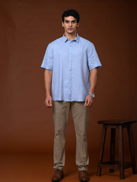 Linen Frank Short Sleeve Shirt