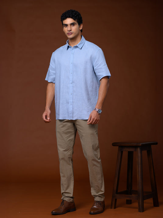 Linen Frank Short Sleeve Shirt