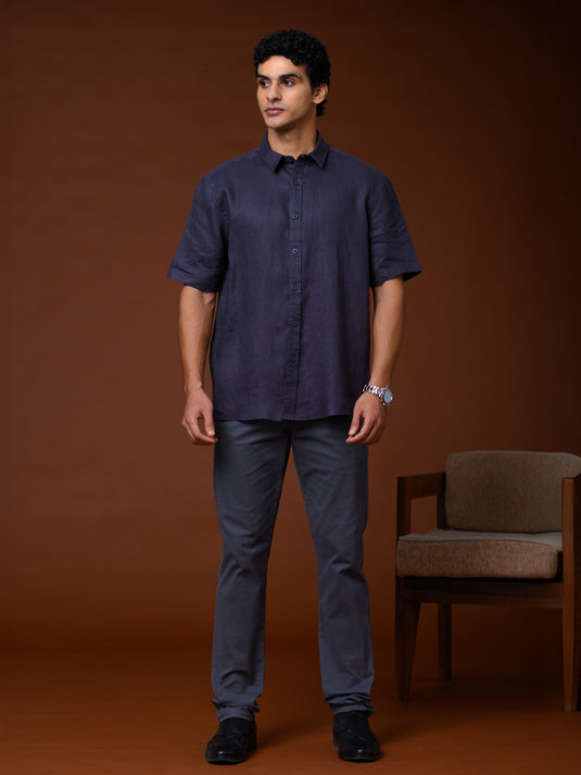 Linen Frank Short Sleeve Shirt