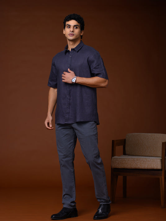 Linen Frank Short Sleeve Shirt
