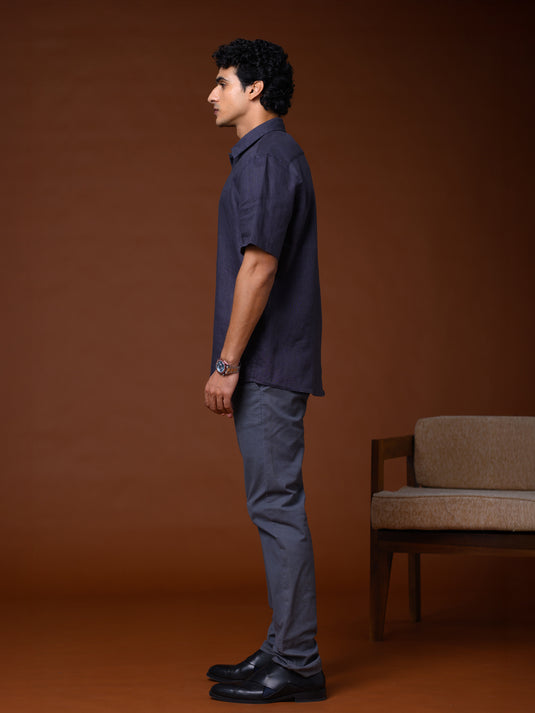 Linen Frank Short Sleeve Shirt