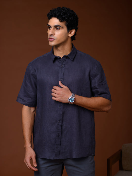 Linen Frank Short Sleeve Shirt