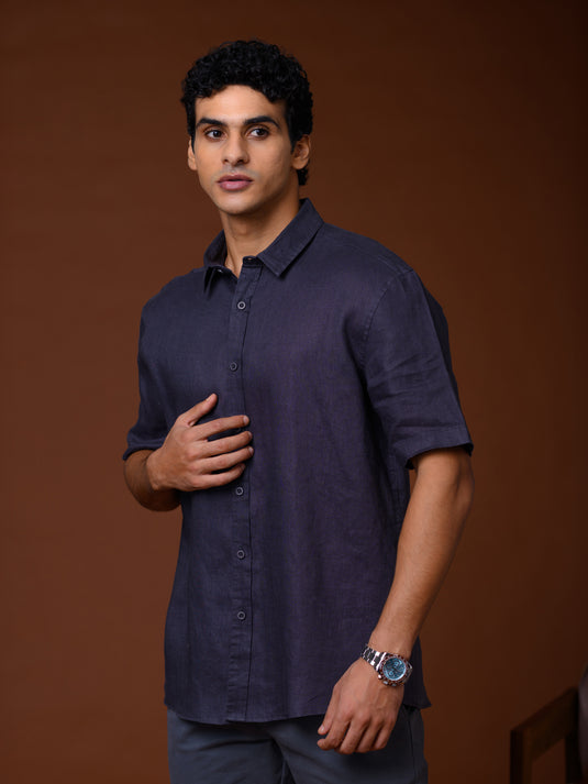 Linen Frank Short Sleeve Shirt