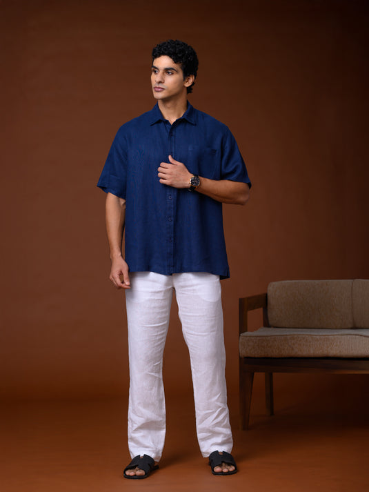 Linen Padini Short Sleeve Shirt