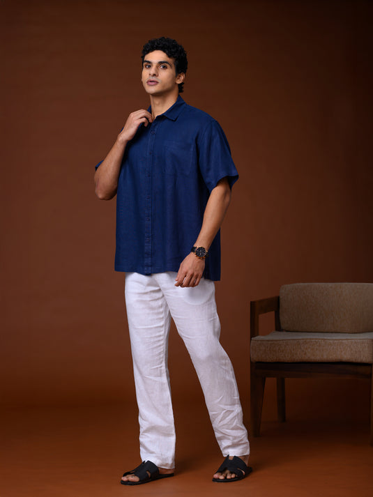 Linen Padini Short Sleeve Shirt