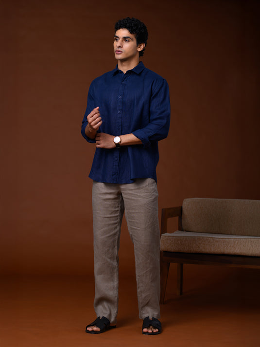 Linen Nemo Long Sleeve Shirt