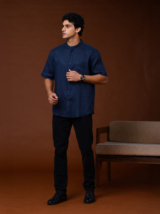 Linen Tyler Short Sleeve Shirt