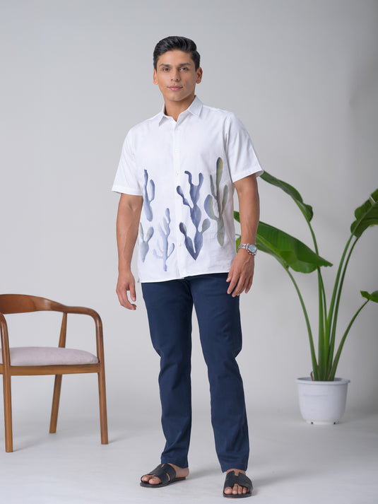 Hand painted S/S shirt