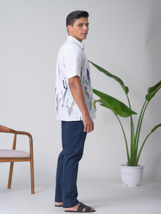 Hand painted S/S shirt