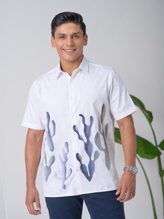 Hand painted S/S shirt