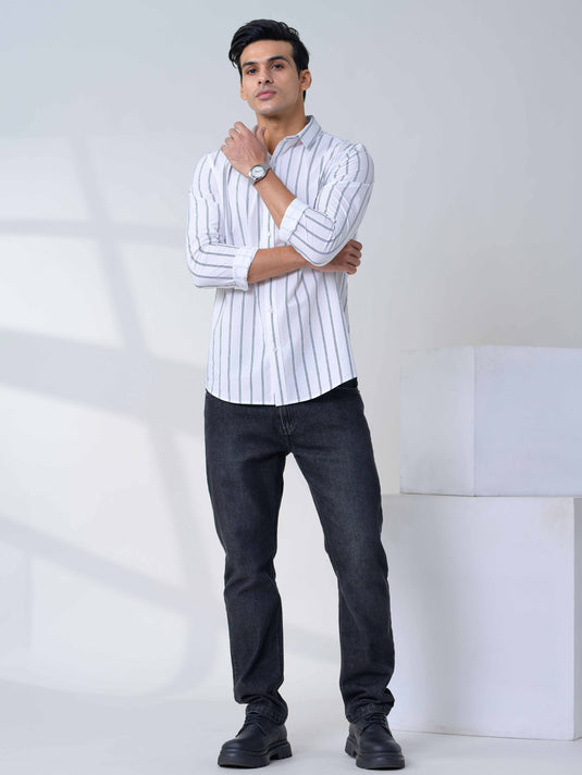 Casual Wear Stripe L/S Shirt