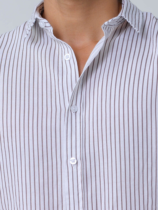 Casual Wear Stripe L/S Shirt