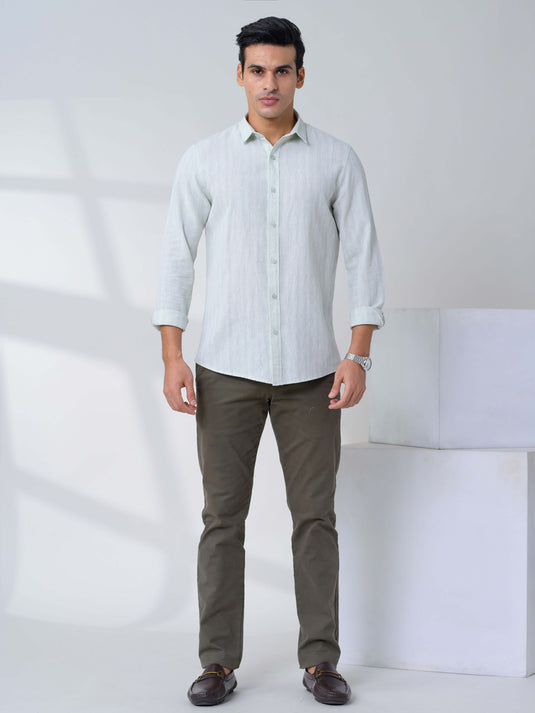 Casual Wear Stripe L/S Shirt