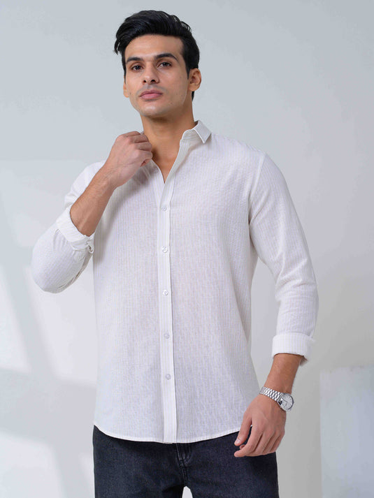 Casual Wear Stripe L/S Shirt
