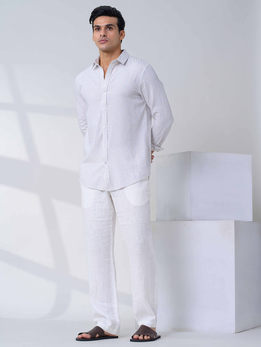 Casual Wear Stripe L/S Shirt