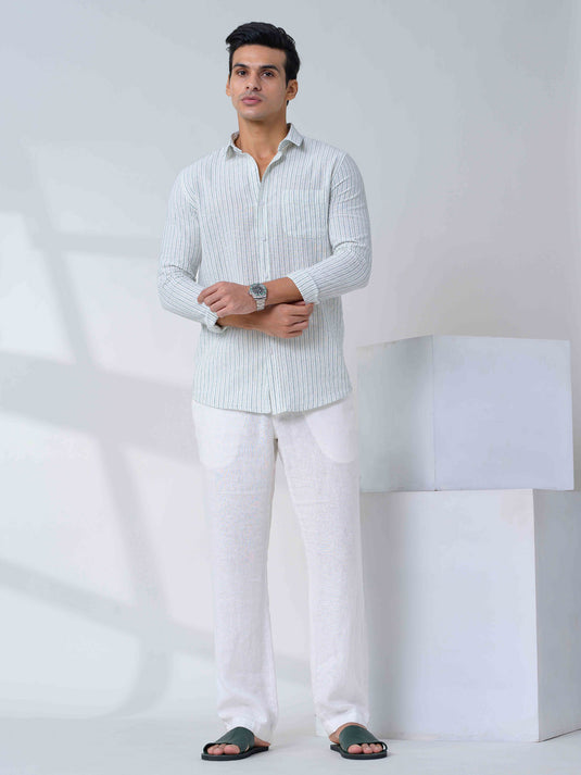 Casual Wear Stripe L/S Shirt
