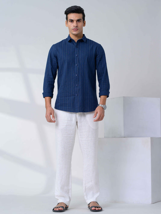 Casual Wear Stripe L/S Shirt