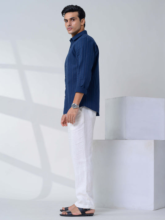 Casual Wear Stripe L/S Shirt