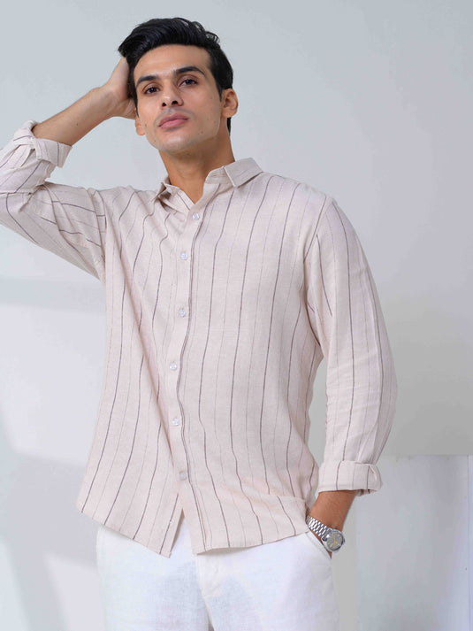 Casual Wear Stripe L/S Shirt
